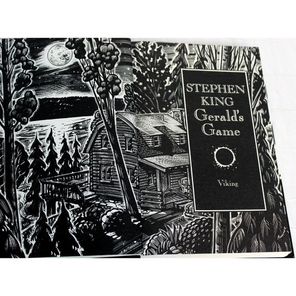1992 First Edition Gerald's Game By Stephen King Hardcover Book Suspense - Picture 7 of 10